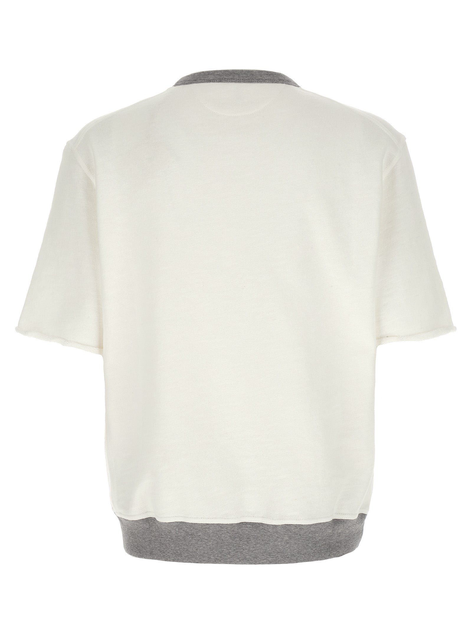 White Cotton Sweatshirt