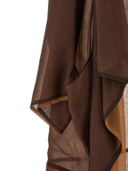 Brown Silk Cardigan