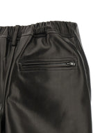 Rick Owens Black Calfskin Long Skirt