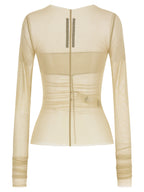 Rick Owens Beige Nylon Shirt