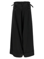 Junya Watanabe Black Acetate Flared Pants