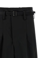 Junya Watanabe Black Acetate Flared Pants