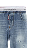 Blue Cotton Relaxed Fit Jeans