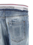 Blue Cotton Relaxed Fit Jeans