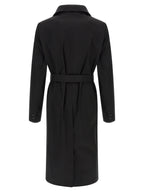 Rick Owens Black Cotton Coat