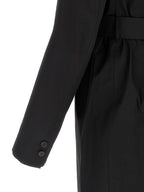 Rick Owens Black Cotton Coat