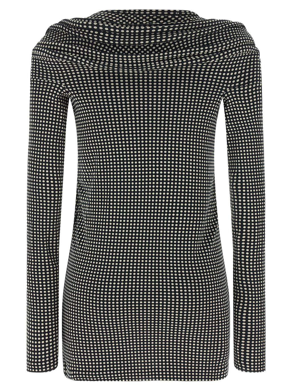 Bicolor Cotton Short Dress