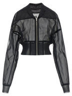 Rick Owens Black Nylon Bomber