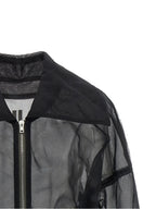 Rick Owens Black Nylon Bomber