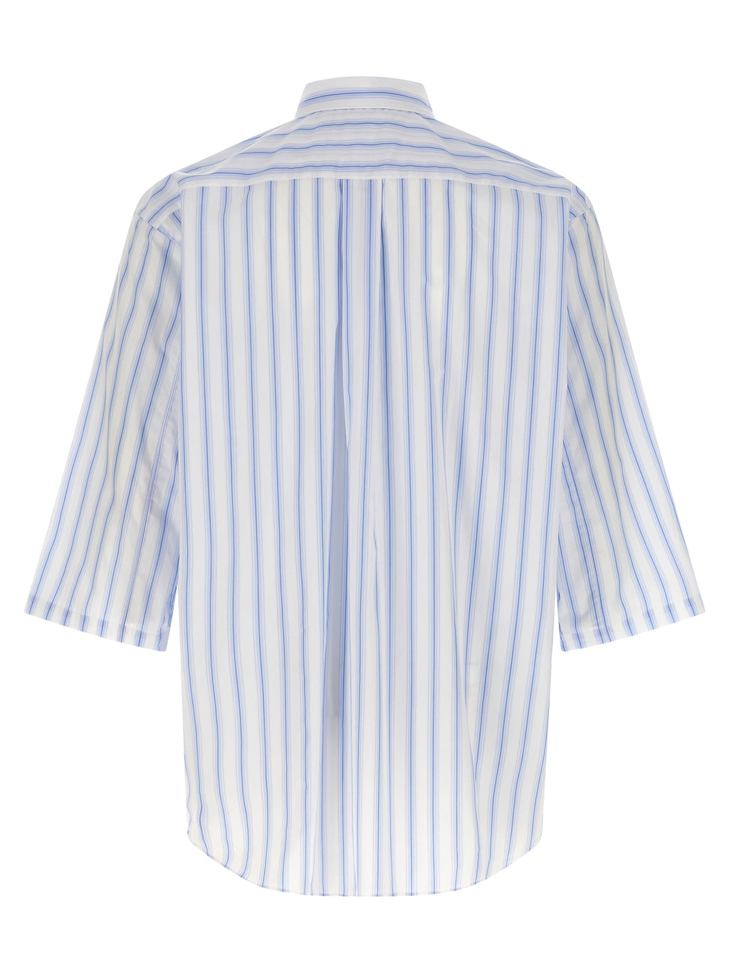 Bluse aus blauer Baumwolle