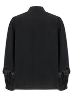 Kiton Black Linen Blouse