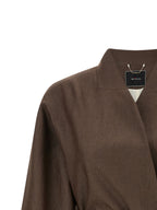 Kiton Brown Polyamide Blazer