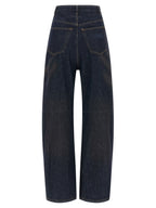 MM6 Maison Margiela Blue Cotton High-Waisted Jean