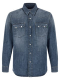 Blue Cotton Blouse
