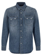 Blue Cotton Blouse