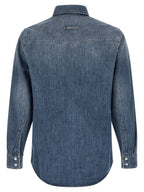 Blue Cotton Blouse