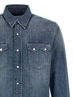 Blue Cotton Blouse