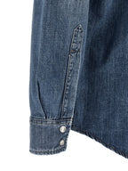 Blue Cotton Blouse