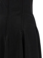 Alexander McQueen Black Acetate Long Dress