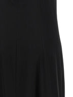 Black Viscose Long Dress