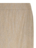 Peserico Beige Viscose Midi Skirt