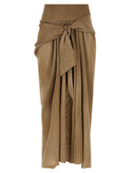 Ermanno Scervino Beige Polyester Mini Skirt