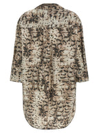 PINKO Gray Cotton Short Dress