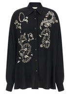 Dries Van Noten Black Polyester Blouse