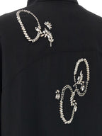 Dries Van Noten Black Polyester Blouse