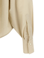 Brunello Cucinelli Beige Cotton Blouse