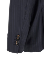 Brunello Cucinelli Blue Virgin Wool Blazer