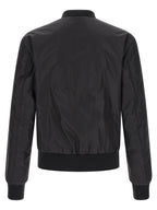 Dolce & Gabbana Black Polyamide Bomber