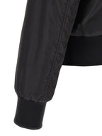 Dolce & Gabbana Black Polyamide Bomber