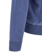 Ballantyne Blue Cotton Cardigan