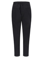Kiton Black Cotton Casual Pants