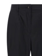 Kiton Black Cotton Casual Pants