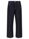 Junya Watanabe Blue Cotton Straight-Leg Jeans