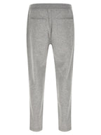 Gray Cotton Athletic Pants