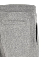Gray Cotton Athletic Pants