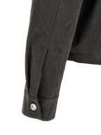 SÉFR Gray Cotton Full-Length Jacket