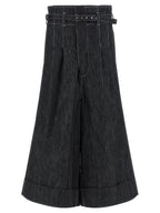 Junya Watanabe Black Cotton Bermuda Shorts