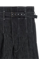 Junya Watanabe Black Cotton Bermuda Shorts