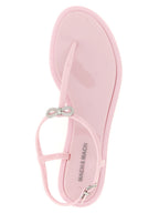 Multicolor Pvc Flat Sandals