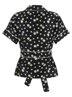 Dolce & Gabbana Black Silk Blouse
