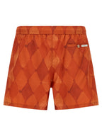 Ballantyne Orange Polyester Swim Shorts