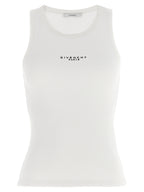Givenchy White Cotton Sleeveles T-Shirt