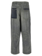 Maison Mihara Yasuhiro Blue Cotton Tapered Jeans