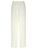 Max Mara White Linen Casual Pants