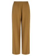 Beige Linen Casual Pants