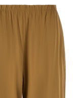 Beige Linen Casual Pants